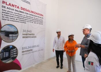 Mara Lezama inaugura planta desalinizadora en Tulum