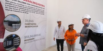 Mara Lezama inaugura planta desalinizadora en Tulum