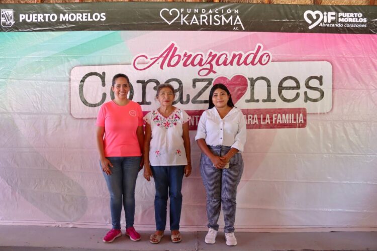 DIF de Puerto Morelos ofrece atención a salud en Jornada “Abrazando Corazones”