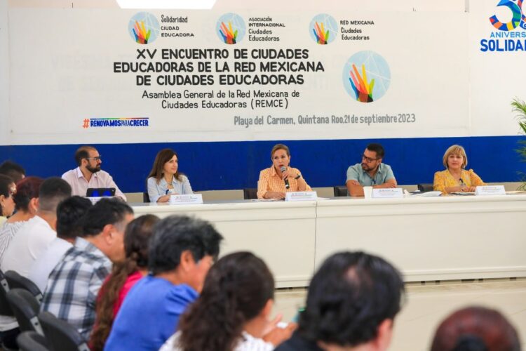 Lili Campos inaugura XV Encuentro de Ciudades Educadoras