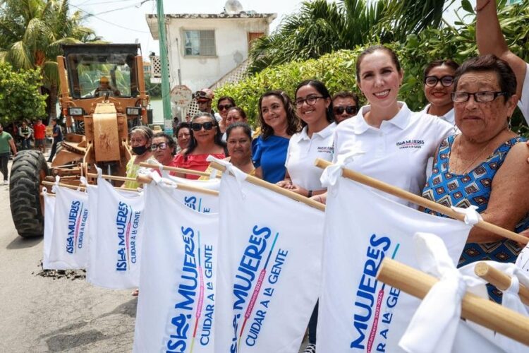 Transforma Atenea Gómez Ricalde la infraestructura urbana en Isla Mujeres