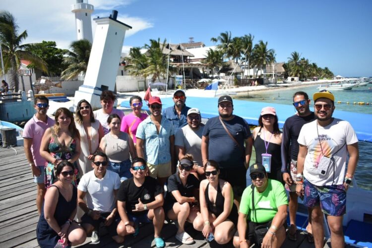 Puerto Morelos recibe a promotores turísticos de la agencia Bebsonline