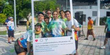 Realizan con éxito Carrera “Píntate por la Juventud” en Playa del Carmen
