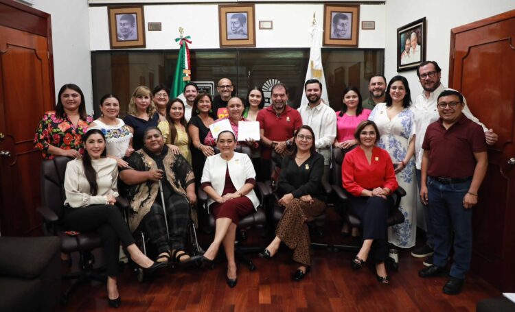 XVII Legislatura recibe iniciativas de reforma de la gobernadora Mara Lezama