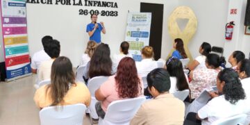 Servidores públicos de Puerto Morelos se suman a la lucha contra el cáncer infantil