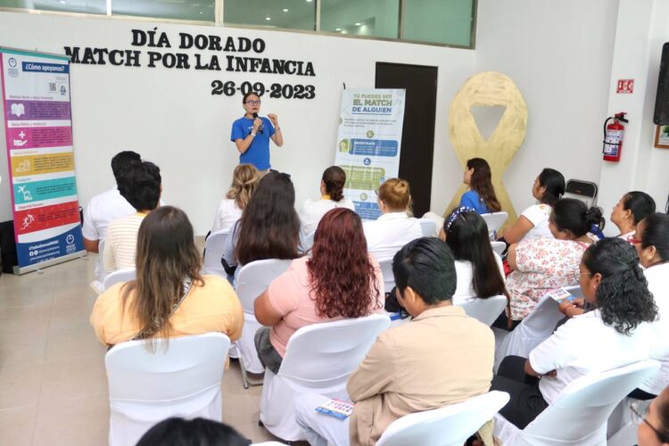 Servidores públicos de Puerto Morelos se suman a la lucha contra el cáncer infantil