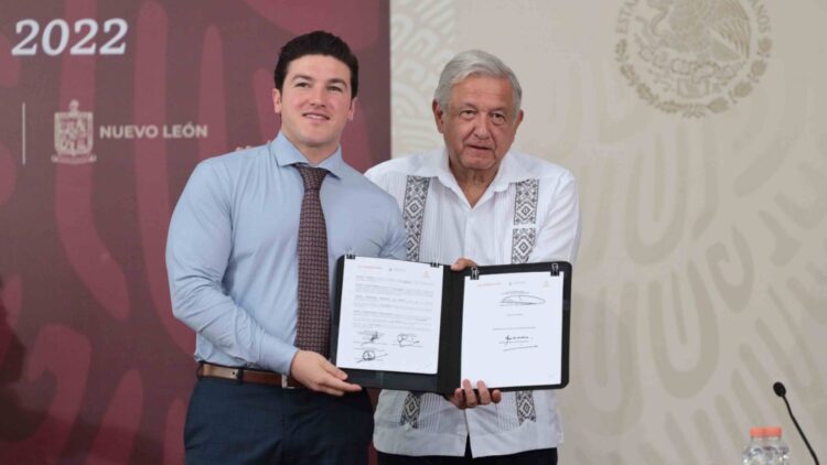 Defiende AMLO defiende a Samuel García en medio de enfrentamientos