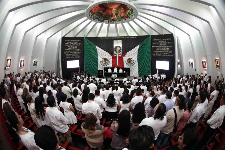 XVII Legislatura recibe el Primer Informe de la gobernadora Mara Lezama