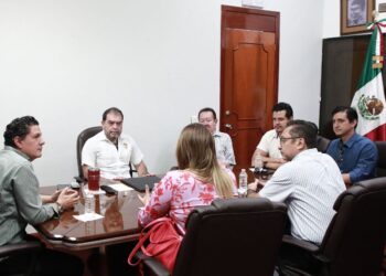 Se reúne presidente de la JUGOCOPO con representantes del Consejo Coordinador Empresarial