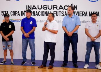 Inicia la 5a Copa internacional de Futsal Riviera Maya 2023 en Playa del Carmen