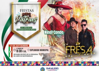 Amenizará Ninel Conde celebración del Grito de Independencia en Isla Mujeres