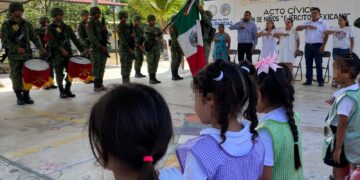 Fortalecen la cultura cívica en niñas y niños de Playa del Carmen