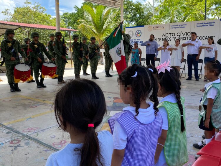 Fortalecen la cultura cívica en niñas y niños de Playa del Carmen