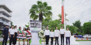 Puerto Morelos conmemora el 176 Aniversario de la Gesta Heroica de los Niños Héroes