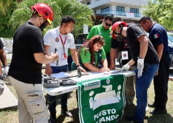 Puerto Morelos se suma al segundo Simulacro Nacional 2023