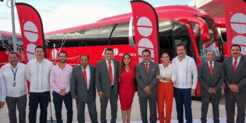 Mara Lezama atestigua presentación de nuevas unidades de ADO