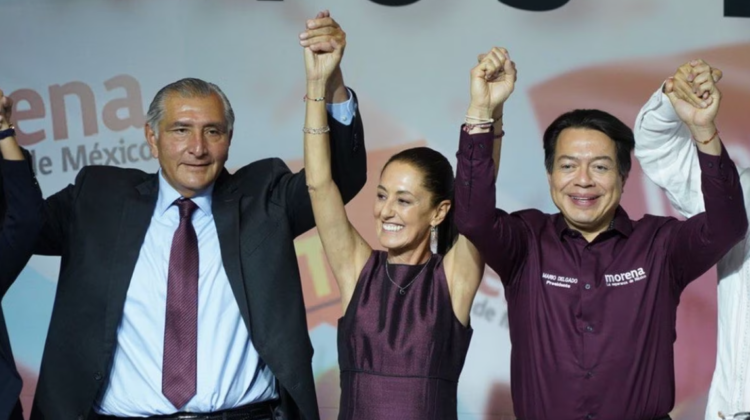 Gana Claudia Sheinbaum encuesta de Morena; será la candidata a la presidencia de México