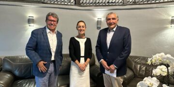 Integra Claudia Sheinbaum a su equipo a Adán Augusto López y Ricardo Monreal