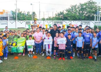 Inicia Campeonato de Clausura de Fútbol Infantil y Juvenil DIF 2023 en Playa del Carmen
