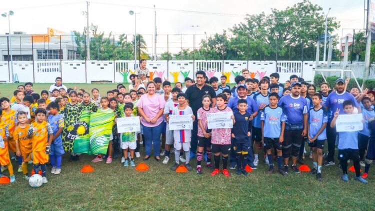 Inicia Campeonato de Clausura de Fútbol Infantil y Juvenil DIF 2023 en Playa del Carmen