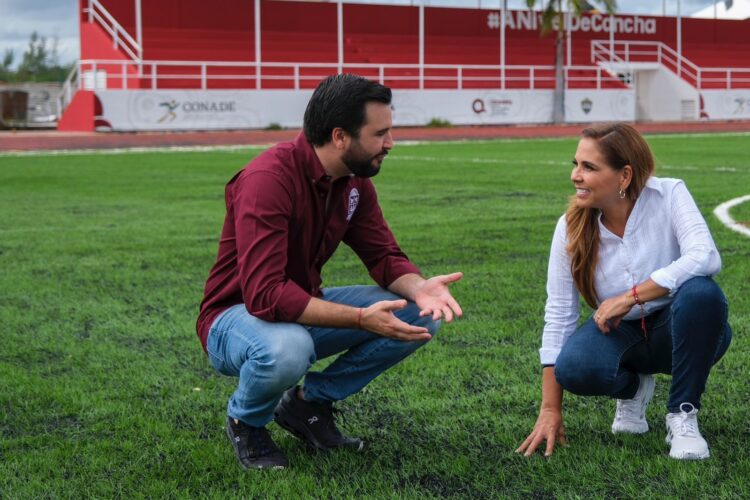 Mara Lezama invierte 9.7 mdp en dignificar instalaciones para deportistas