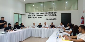 Capacitan a mandos de Seguridad Pública de Puerto Morelos en beneficio de la ciudadanía