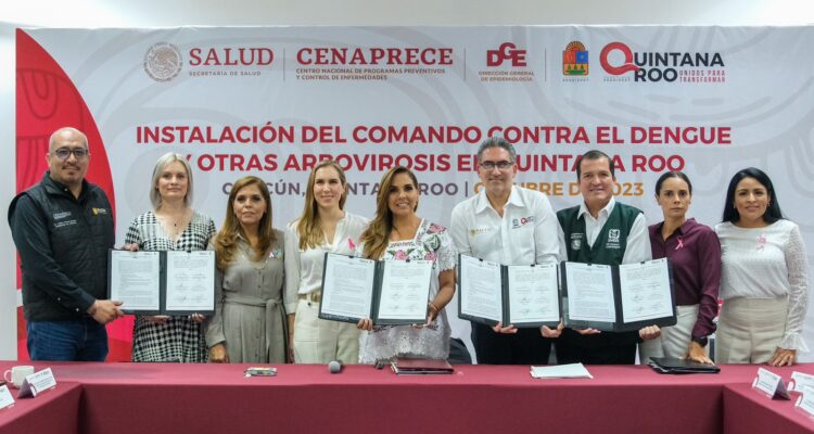 Mara Lezama instala comando contra el Dengue en Quintana Roo