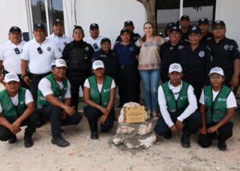 Atenea Gómez continua dignificando la labor de los elementos policíacos