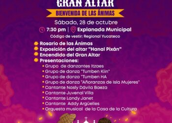 Atenea Gómez invita al encendido del Gran Altar del Festival Luz y Vida, entre Vivos y Muertos 2023