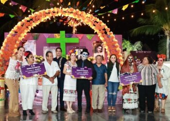 Atenea Gómez promueve tradiciones con festival “Luz y Vida, Entre Vivos y Muertos 2023”