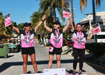 Exitosa Edición de la “Carrera Rosa 2023” en Isla Mujeres: Un Paso Firme en la Lucha Contra el Cáncer de Mama