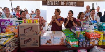 Invita Mara Lezama a donar víveres en centros de acopio para damnificados de Guerrero