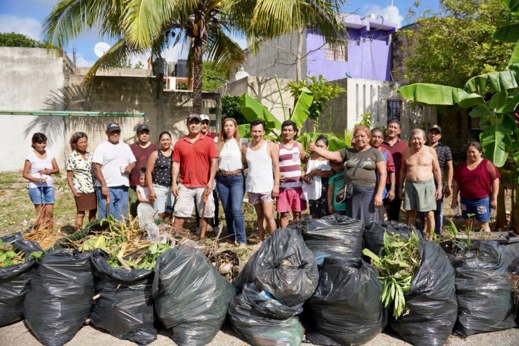 Marybel Villegas rescata espacio público en la región 247 Villas Otoch