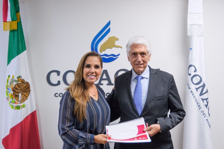 Gestiona Mara Lezama ante CONAGUA proyectos de agua y drenaje