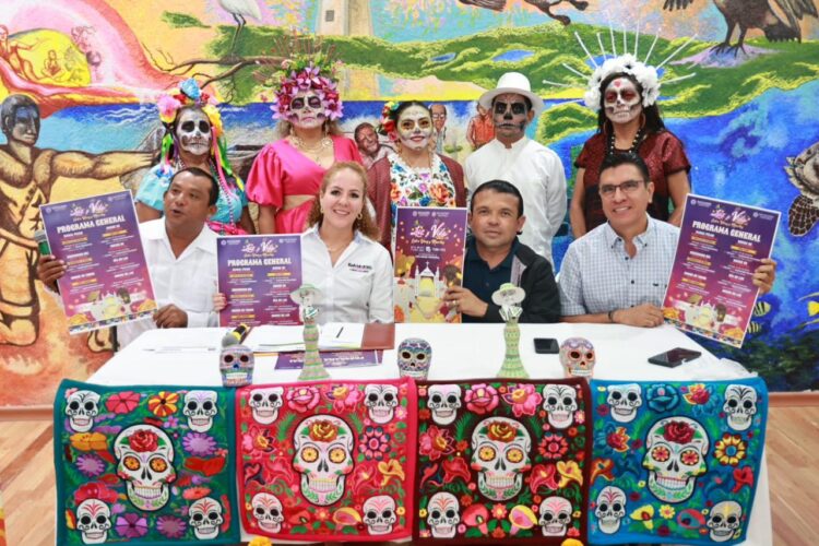 Anuncian las actividades para las celebraciones del Día de Muertos en Isla Mujeres con el programa “Luz & Vida: Entre Vivos y Muertos”