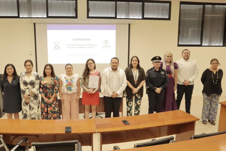 TEQROO y UQROO realizan la conferencia “70 Aniversario del voto de las mujeres: avances y retos”