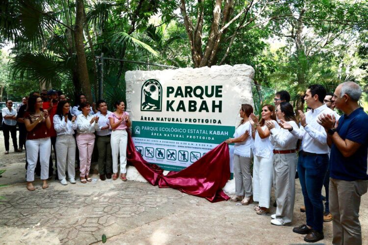 Ana Paty Peralta presenta nueva imagen del Parque Kabah