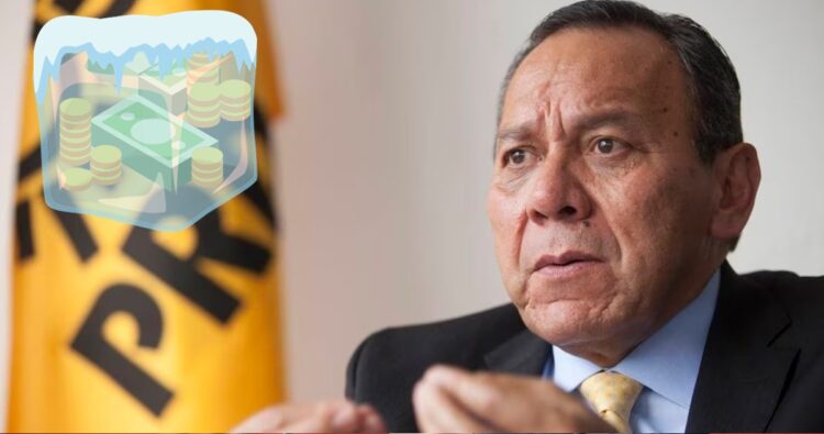 Congelan cuentas del PRD queda a deber las quincenas