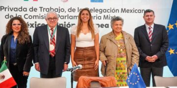 Marybel Villegas encabeza reunión de la Delegación Mexicana de la Comisión Parlamentaria Mixta México - Unión Europea