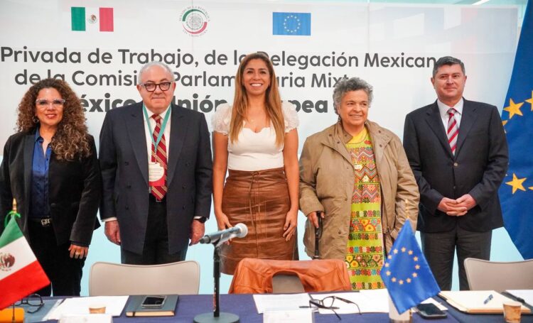 Marybel Villegas encabeza reunión de la Delegación Mexicana de la Comisión Parlamentaria Mixta México - Unión Europea