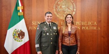 Reconoce Marybel Villegas importancia de las fuerzas armadas en el bicentenario del Heroico Colegio Militar