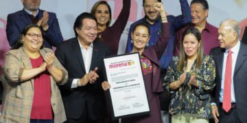 Se registra Sheinbaum como precandidata única de Sigamos Haciendo Historia