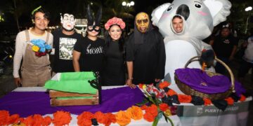 Vive la zona turística de Puerto Morelos noche de Halloween