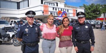 Mara Lezama y Lili Campos refuerzan seguridad de Solidaridad