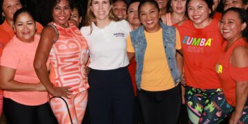 Con el Zumbatón Naranja inician los 16 Días de Activismo para la Eliminación de la Violencia contra la Mujer en Isla Mujeres