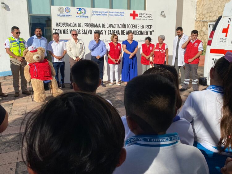 Inauguran en Playa del Carmen programa “Con mis manos salvo vidas”