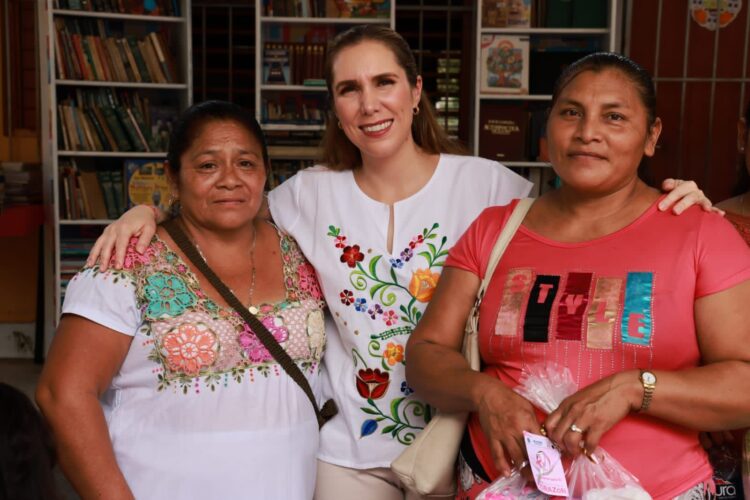 Atenea Gómez impulsa programas de bienestar en la comunidad de Francisco May