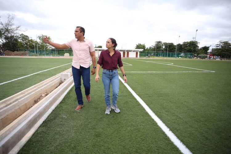 Proyecto deportivo en Sm. 21 Al 70 por ciento: Ana Paty Peralta