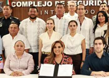 Atenea Gómez refrenda compromiso con modelo de seguridad que impulsa Mara Lezama