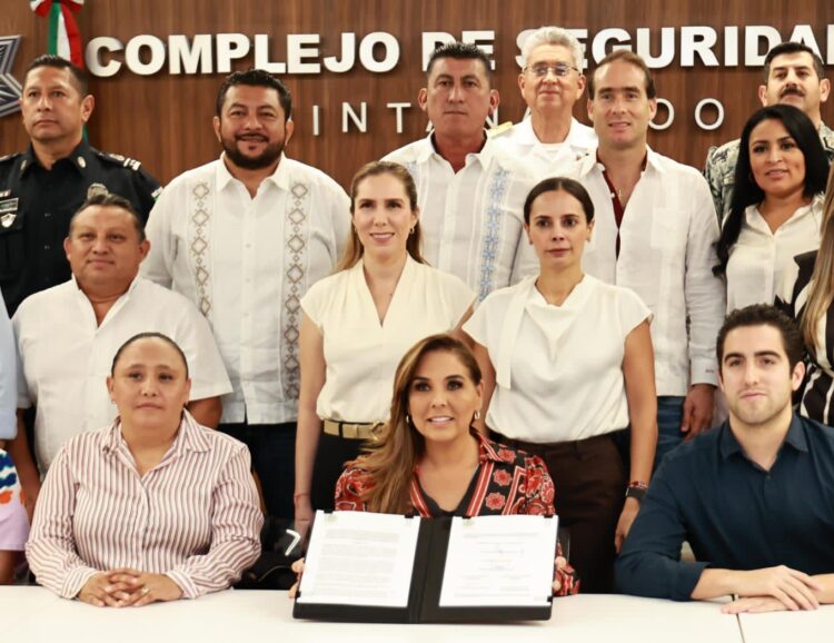 Atenea Gómez refrenda compromiso con modelo de seguridad que impulsa Mara Lezama